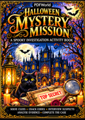 Halloween Mystery Mission 29-page premium printable activity book