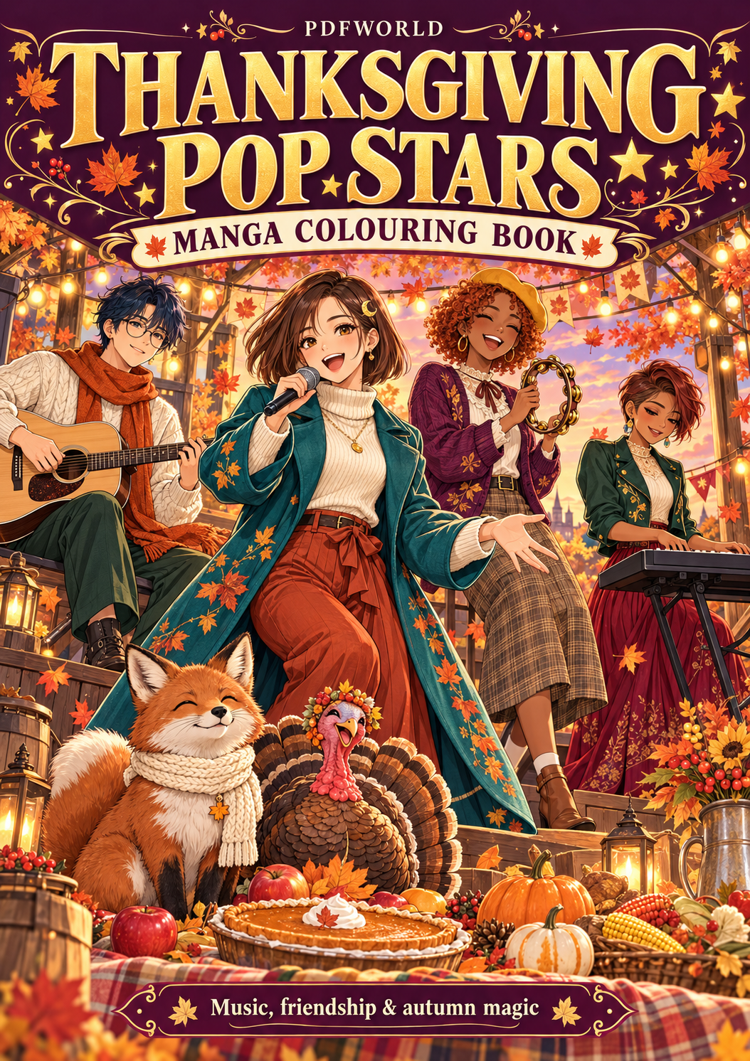 Thanksgiving Pop Stars colour cover